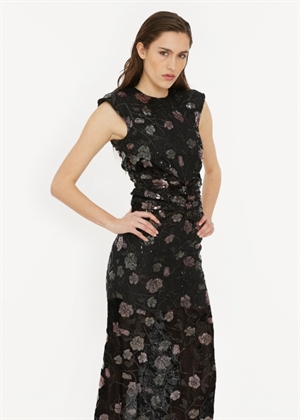 Gladia Lace sleeveless kjole Sort ROTATE By Birger Christensen 